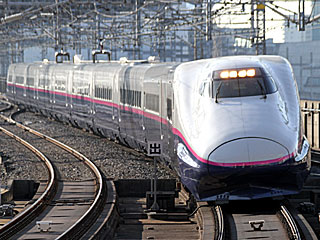 E2系1000番台 はやて色 (E224-1004) JR東北新幹線 大宮