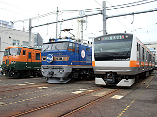 185系＆EF510型＆E233系 (クハ185-306＆EF510-513＆クハE233-517) 東京総合車両センター