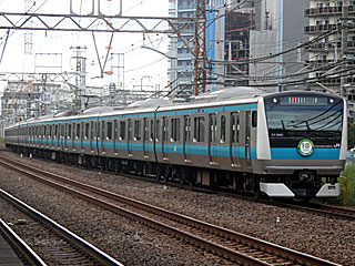 E233系1000番台 スカイブルー (クハE233-1001) JR京浜東北線 川崎