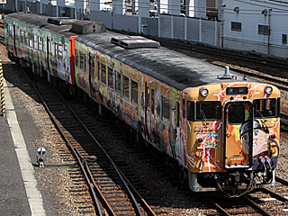 キハ47形1000番台 NARUTO列車 (キハ47-1004) 岡山気動車区