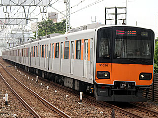 50050系 オレンジ (51056) 東武伊勢崎線 梅島 51056F