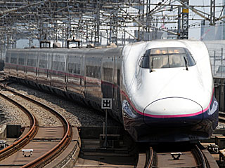 E2系1000番台 はやて色 (E224-1012) JR東北新幹線 大宮 J62編成