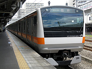快速「富士山リレー号」 E233系0番台 オレンジ (クハE232-31) JR中央本線 高尾 八トタT31編成