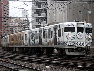 115系2000番台 瀬戸内色 (クハ115-2104) JR山陽本線 横川〜広島