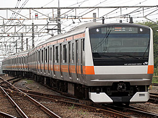 E233系0番台 オレンジ (クハE232-4) JR中央本線 高尾 八トタT4編成
