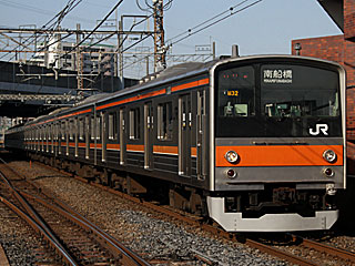205系5000番台 武蔵野色 (クハ205-14) JR武蔵野線 武蔵浦和 千ケヨM32編成