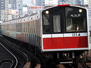 10系 更新前 (1114) 大阪市営地下鉄御堂筋線 西中島南方 1124F