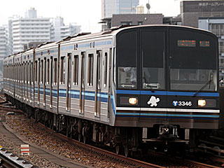 3000N形 (3346) 横浜市営地下鉄ブルーライン 新羽 3341F