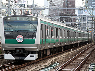 E233系7000番台 (クハE232-7002) JR山手貨物線 新宿〜池袋 E233系川越車102編成