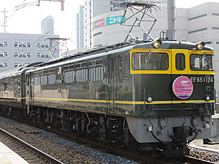 EF65型1000番台 トワイライト色 (EF65-1124) JR東海道本線 西宮 EF65-1124