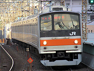205系5000番台 武蔵野色 (クハ204-52) JR武蔵野線 武蔵浦和 千ケヨM28編成