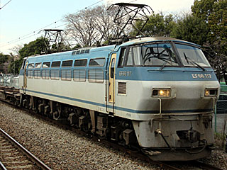 EF66型100番台 貨物色 (EF66-117) JR南武線浜川崎支線 川崎新町 EF66-107