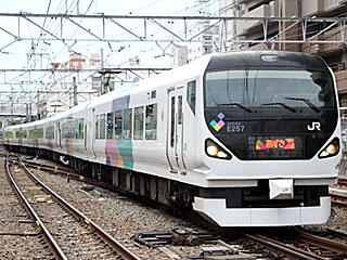 E257系0番台 あずさかいじ車 (クハE257-1) JR中央本線 八王子 長モトM-201編成
