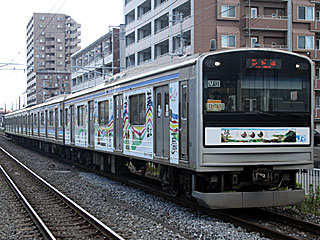 205系3100番台 ゆめのまち列車 (クハ205-3113) JR仙石線 小鶴新田 205系仙台車M13編成