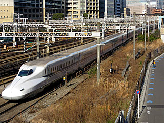 特急「こだま」 N700系2000番台 青帯 (783-2080) JR東海道新幹線 東京〜品川 X80編成
