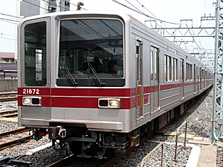 20070系 マルーン帯 (21872) 東武伊勢崎線 草加 21872F