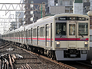 7000系 京王色 (7806) 京王本線 笹塚 7806F+7701F