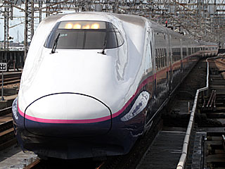 特急「やまびこ」 E2系1000番台 はやて色 (E223-1015) JR東北新幹線 大宮 J65編成